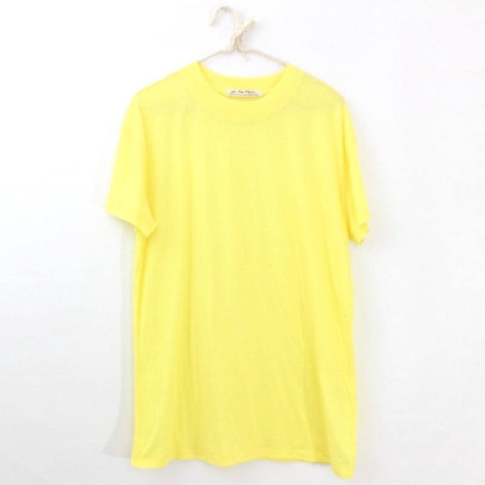 We the Free by Free People Oversized Yellow Tee Size XS
